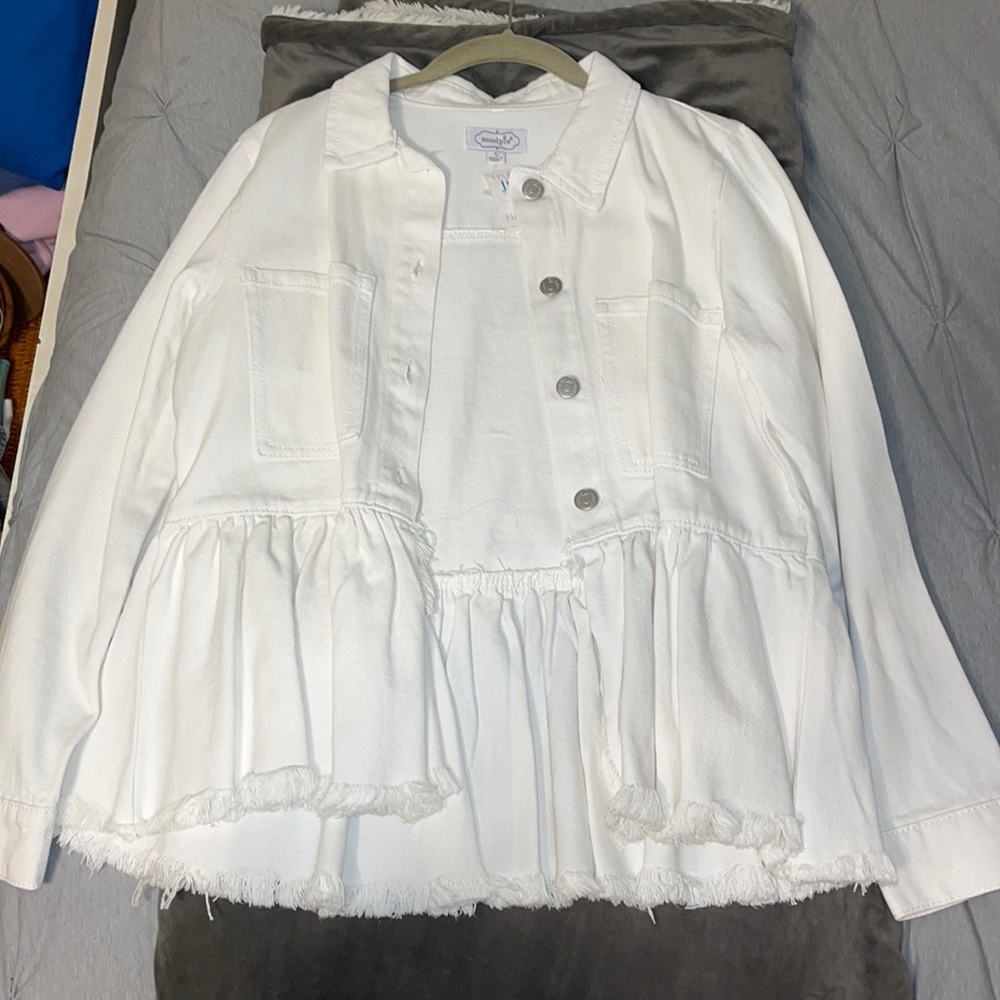 White Jean Jacket